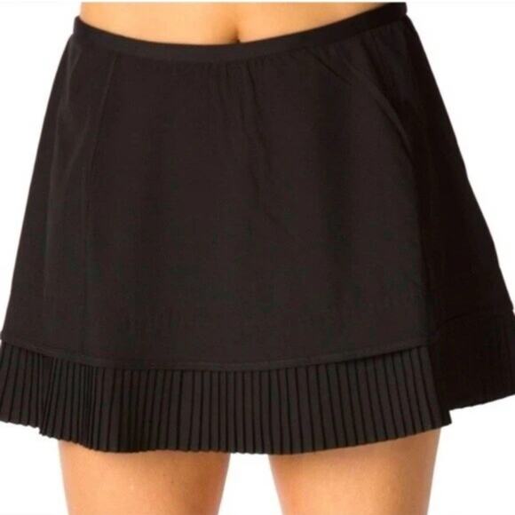IBKUL Pants - Ibkul Tennis Skirt Skort Womens Size XS Black Pleated Golf Pickleball Activewear